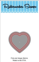 5100-02D Small Heart Outline Die Cut