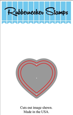 Small Heart Outline Die Cut 5100-02D