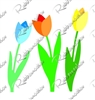 5402-01D Tulips and Stems Die