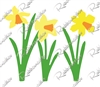 5505-01D Daffodils Die